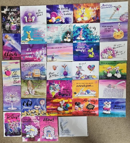 31x diddl postkarten sammlung - diddl,