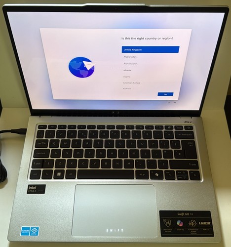 Acer swift 8k - go, 14