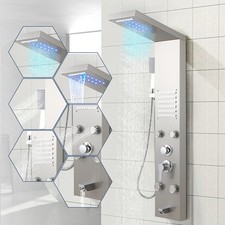 Duschpaneel mit Thermostat