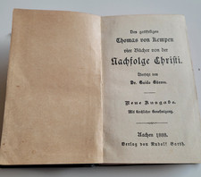 Vier Bücher von der Nachfolge Christi Thomas von Kempen 1888