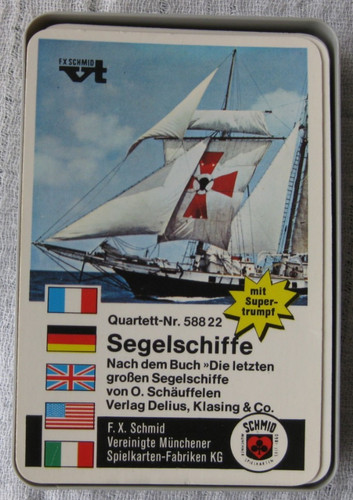 Segelschiffe schmid quartett - segelschiffe,