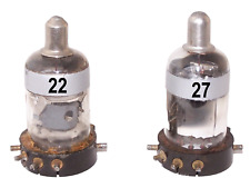 Paar RV12P2000 Telefunken / Wehrmacht / Funke gepr. / test. “Gut”/"Good" (22+27)