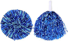 2 Stück Cheerleading Pompons,Handblumen Pompons Cheerleader,Cheerleader Pompons 