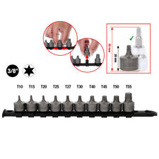 KS TOOLS 3/8" Bit-Stecknuss-Satz Torx, kurz, 10-tlg T10-T55 Torx