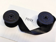 1x Nylon 40 DIN 2103 Metall Spule 19mm Farbband Schwarz Doppelspule: 40mm X 23mm