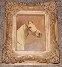 altes ÖLBILD auf Holz