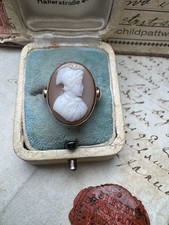 Ring, 375 Gold, antik