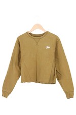 PATTA Sweatshirt Herren L Braun Baumwolle Logo Casual Streetwear Vintage