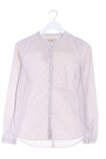 MOS MOSH Hemd-Bluse Damen Bluse Gr. DE 36 beige-weiß Casual-Look