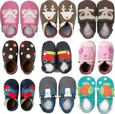 BOBUX Krabbelschuhe Hausschuhe Soft Soles Lederschläppchen NEU 18 19 20 21 22 23