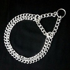 2-reihig Kettenhalsband Hunde