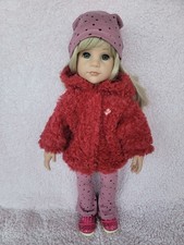 Puppenkleidung plüschjacke - puppenkleidung,
