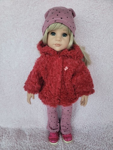 Puppenkleidung plüschjacke - puppenkleidung,