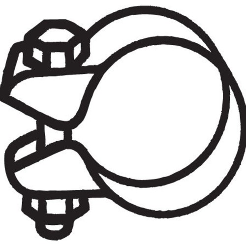 Klemmstück abgasanlage bosal - klemmstück,,