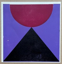 Renate Müller Signierter Original Siebdruck 1971 - Bauhaus - Konkrete Kunst DDR