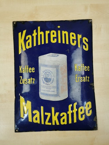 Emailschild kathreiners kaffee - emailschild,