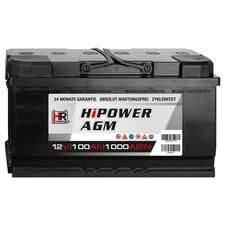 HR 100Ah HiPower AGM PKW