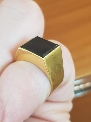 Antik siegelring goldener - antik,