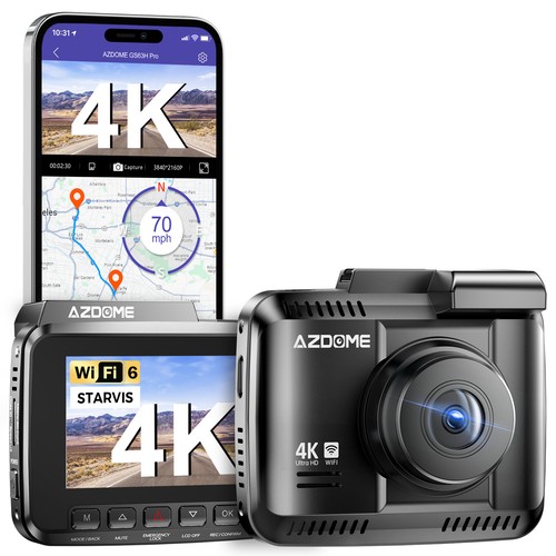 Azdome dashcam wifi6 gps - azdome,