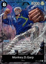 One Piece A Fist of Divine Speed Monkey.D.Garp Alt Art OP11-095 NM english