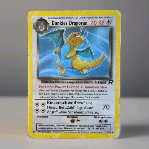 Dunkles dragoran pokemon karte - dunkles,