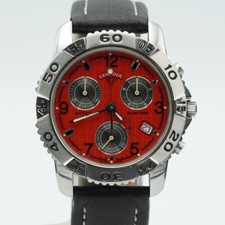 CERTINA QUARZ CHRONO HERREN UHR 39MM STAHL SCHÖNER ZUSTAND 542.1092