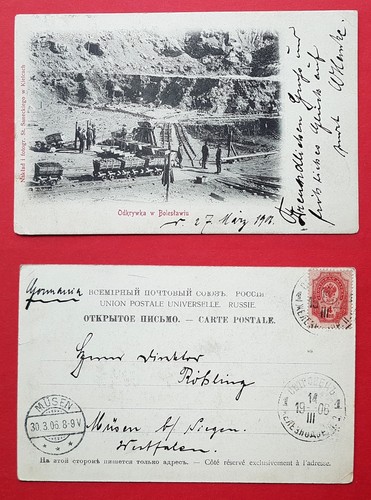 Russland 1906 bergbau lore - ak,