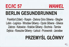 Zuglaufschild EIC 44 SPREE