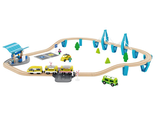 Kidland holzeisenbahn tlg - holzeisenbahn, 50-tlg