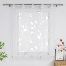 Küche Raffrollo mit Schlaufen