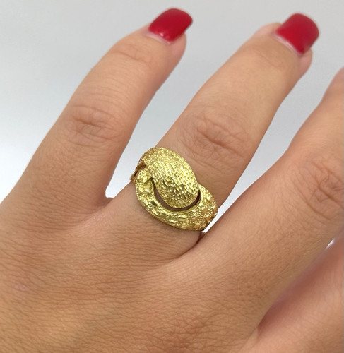 750 gold ring vintage geprüft - 750,
