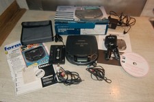 MEDION RARITÄT TRAGBARE CD-PLAYER SET mit ZUBEHÖR, OVP und ALDI KAUFBELEG 1999