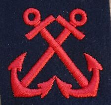 Stoff MARINE Armanker FÜSILIERS MARINES RFM RBFM bestickt WW2 Original Patch