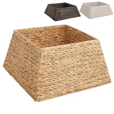 Weihnachtsbaumkragen Weihnachtsbaum Rock Wasserhyazinthe Baumschmuck Abdeckung