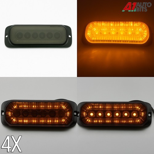 Doppelfunktion led gelb - 4x,