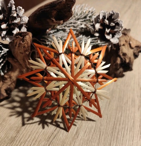 Strohsterne christbaumschmuck - strohsterne,