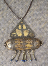 Anhänger, Schmuck Ethno Berber Marokko - Metall 8,5 cm x 10 cm