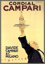 Campari cordial 1920 vintage - campari,
