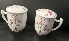 2 Stück Tea Logic Kräuterteetasse Cherry Blossom Mit Sieb Und Deckel