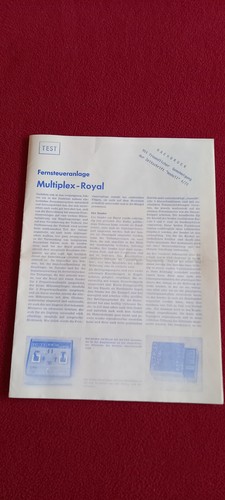 Fernsteueranlage multiplex - fernsteueranlage,