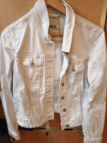 Only jeansjacke weiss m - jeansjacke,