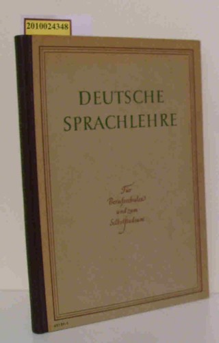 Deutsche sprachlehre für - deutsche,