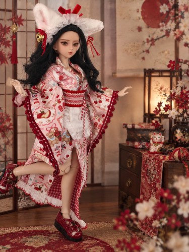 Bjd msd 5 outfit kimono - bjd,