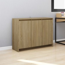 Sideboard 3 Türen Kommode Anrichte Beistellschrank Wohnzimmerschrank 102x33x75cm