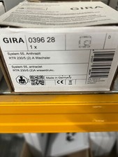 Gira Raumtemperaturregler 039628 ,230V Wechsler System 55 anthrazit  ,Abverkauf