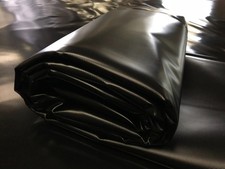 -1,25 X 6,10m-ca 620gr/m²-Schwarz-LKW-PVC Plane-Restposten-B Ware