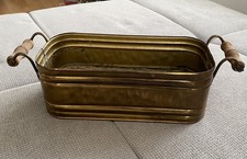 Alter großer Messing Blumen