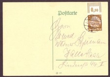 Deutsches Reich Postkarte mit