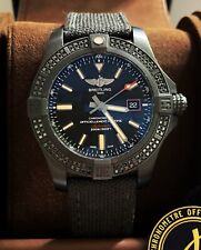 Breitling Avenger Blackbird 44 Black Diamond Schwarze Diamanten Lünette