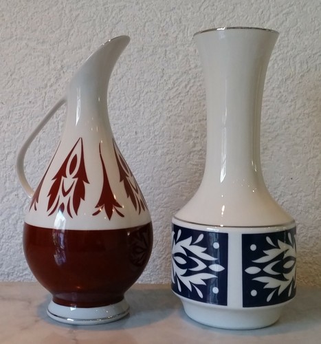 Alte porzellanvase - 2x,